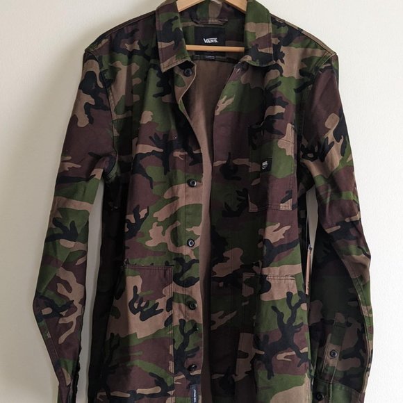 NWT Vans Fullerton Mens Camouflage Military Jacket - Picture 6 of 7